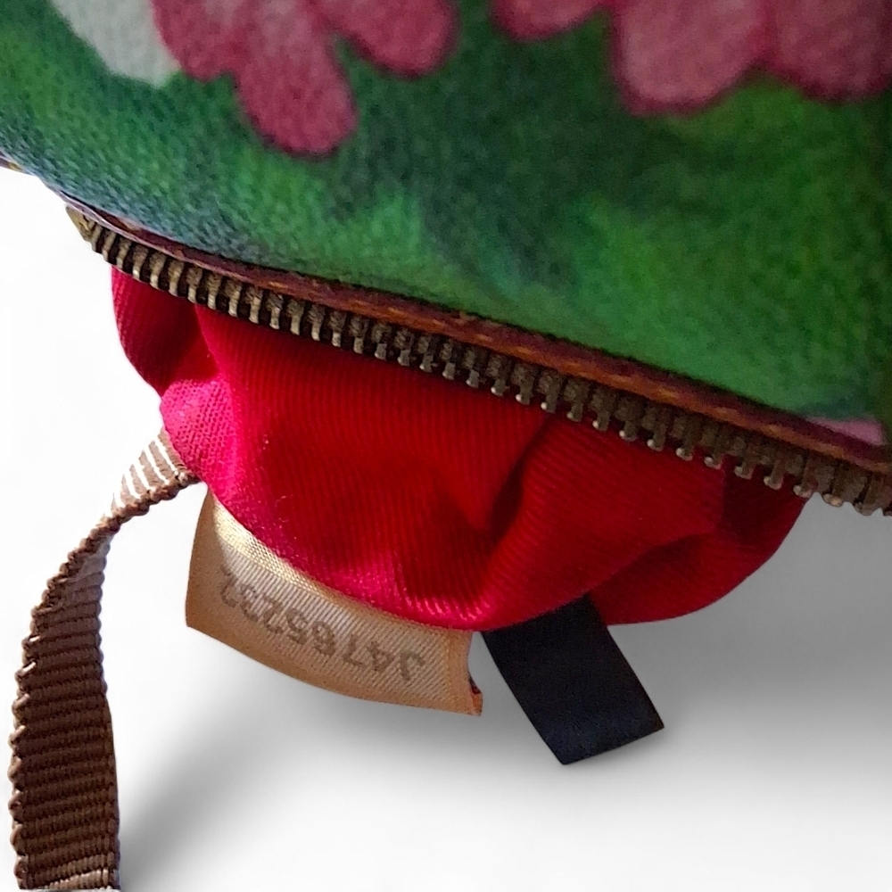 Dooney & Bourke Geranium Floral Satchel Boston Bag - Picture 14 of 16